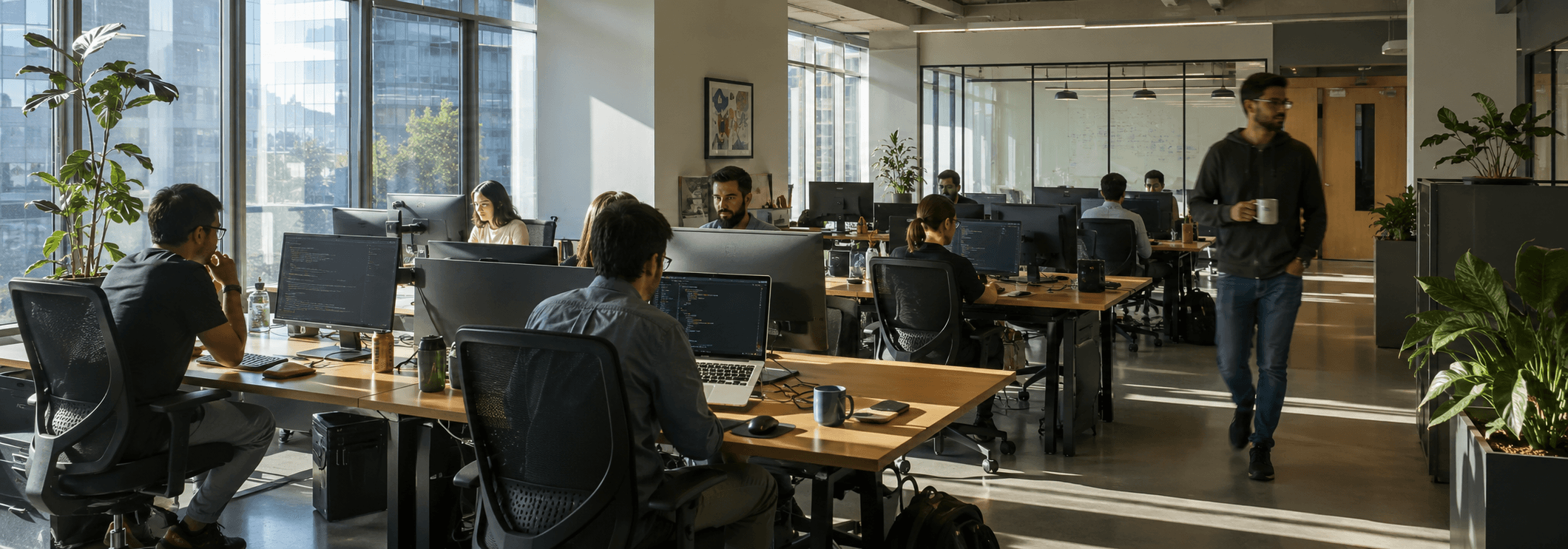 BluCypher cybersecurity and engineering team working together